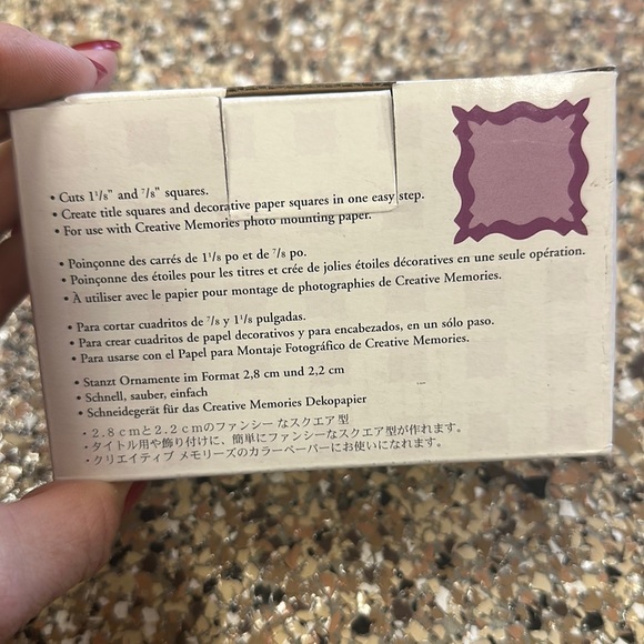 Never used. Fancy Square maker. Creative memories. - Picture 3 of 5